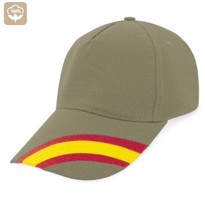 Gorra Algodón con bandera España