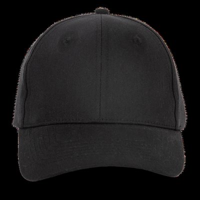 Gorra algodón cierre autoadherente Black