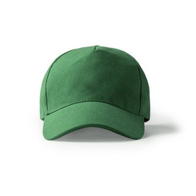 Gorra de algodón con cierre de hebilla Verde Helecho Talla Única Adulto