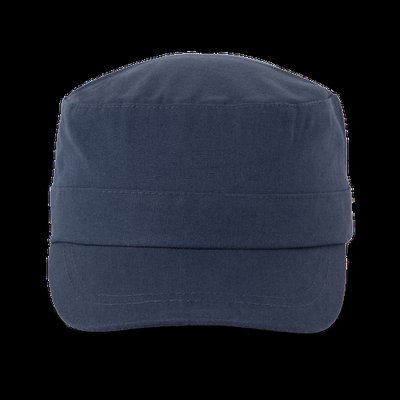 Gorra de algodón con cierre de velcro Navy