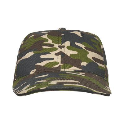 Gorra de algodón con cinta antisudoral Camuflaje Bosque UNICA