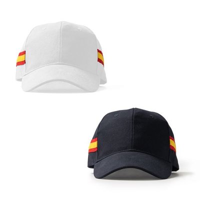 Gorra de algodón con diseño bandera