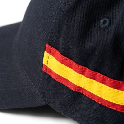 Gorra de algodón con diseño bandera