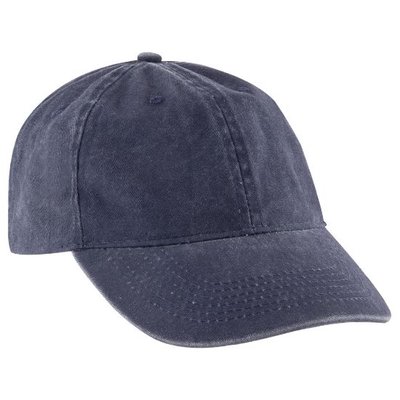 Gorra de algodón con efecto lavado Azul Marino