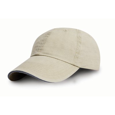 Gorra algodón fino Putty / Navy