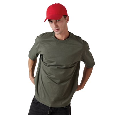 Gorra de algodón grueso con 5 paneles