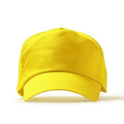 Gorra de algodón con modelos bicolor Amarillo Talla Única Infantil