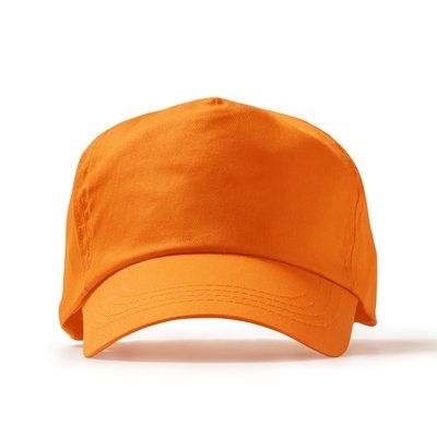 Gorra de algodón con modelos bicolor Naranja Talla Única Adulto