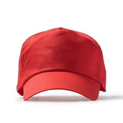 Gorra de algodón con modelos bicolor Rojo Talla Única Adulto