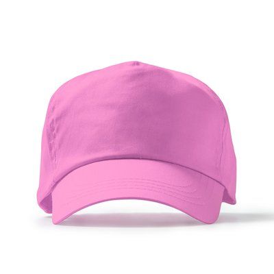 Gorra de algodón con modelos bicolor Rosa Claro Talla Única Adulto