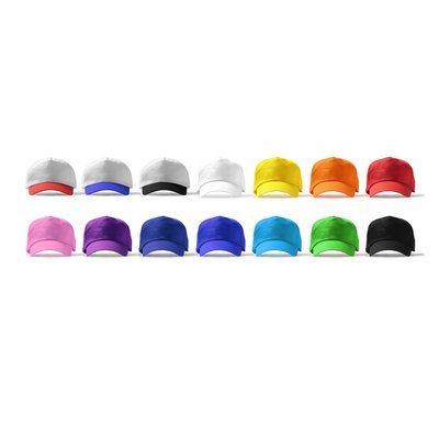 Gorra de algodón con modelos bicolor