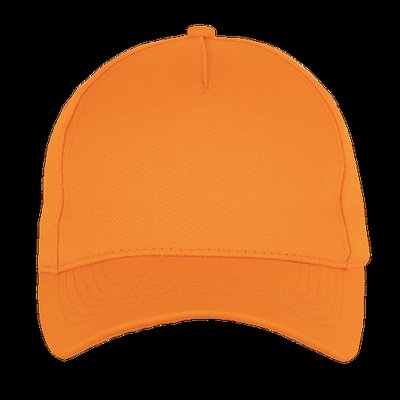 Gorra de algodón reciclado con trazabilidad blockchain Orange