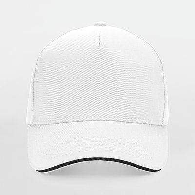 Gorra de Algodón Talla Ajustable White/Black
