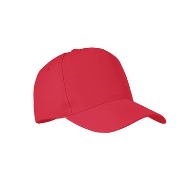 Gorra Béisbol RPET Ajustable Rojo