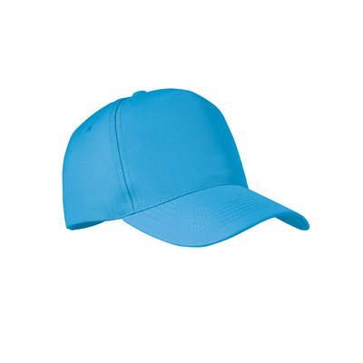 Gorra Béisbol RPET Ajustable Turquesa