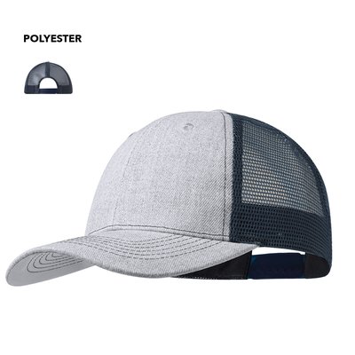 Gorra Bicolor de Poliéster y Rejilla 6P