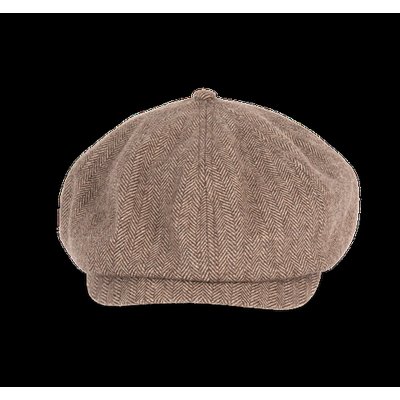 Gorra boina de poliéster Herringbone Sand L/Xl