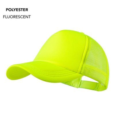 Gorra de poliester fluor de rejilla