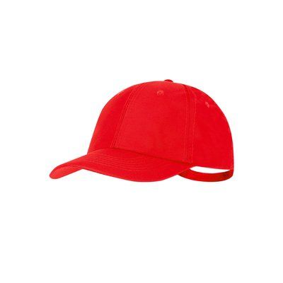 Gorra deportiva con cierre de hebilla Roj