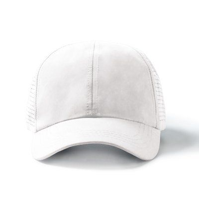 Gorra deportiva ventilada Blanco TALLA ÚNICA ADULTO