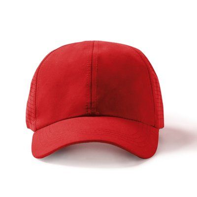 Gorra deportiva ventilada Rojo TALLA ÚNICA ADULTO