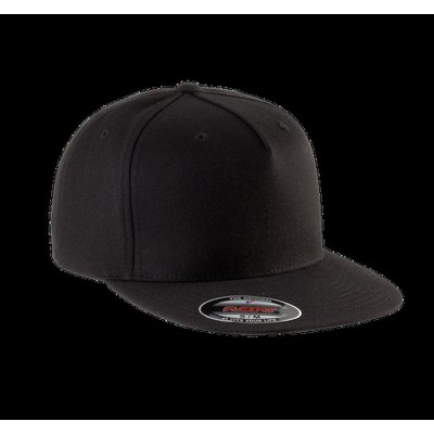 Gorra Flexfit con visera plana Black L/XL