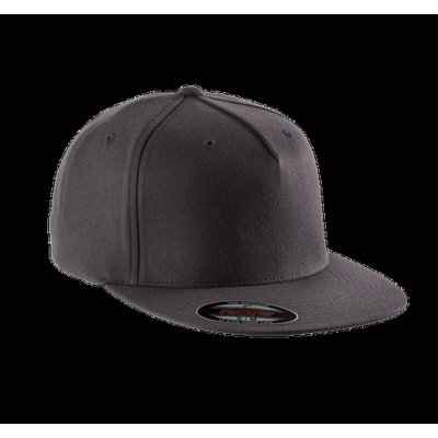 Gorra Flexfit con visera plana Deep Grey L/XL