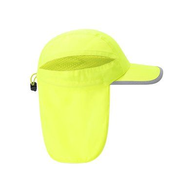 Gorra fluorescente y reflectante ajustable