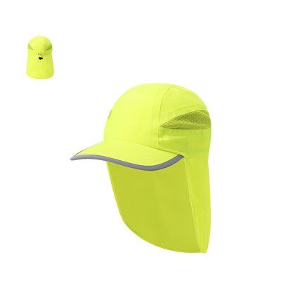 Gorra fluorescente y reflectante ajustable