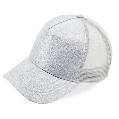 Gorra con Glitter y Rejilla PT