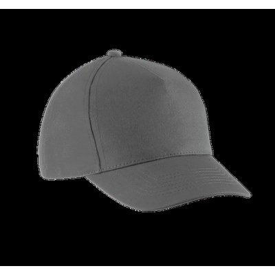 Gorra infantil de algodón con velcro DARK GREY