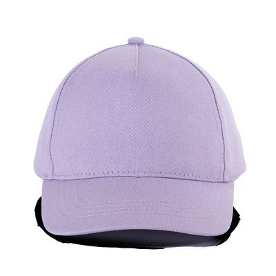 Gorra infantil de algodón con velcro Light Violet