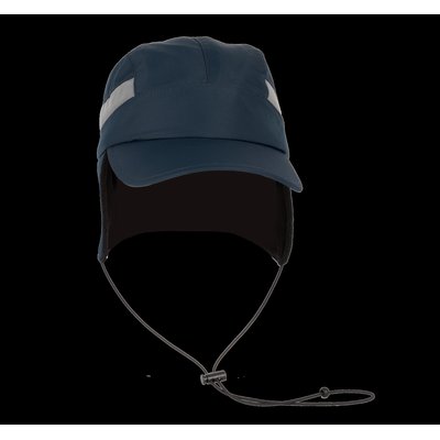 Gorra de invierno con orejeras y cordón Azul S/M