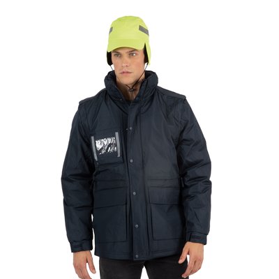 Gorra de invierno con orejeras y cordón