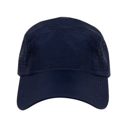 Gorra de microfibra con agujeros Azul Marino