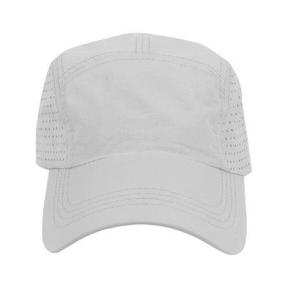Gorra de microfibra con agujeros Blanco