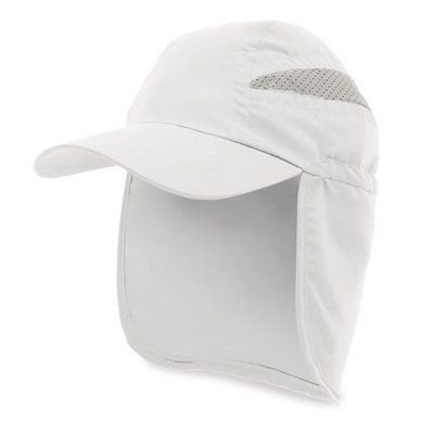 Gorra de microfibra con solapa trasera Bl