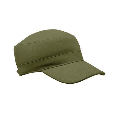 Gorra militar algodón con cierre velcro Verde Militar
