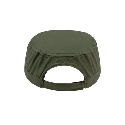 Gorra militar de algodón