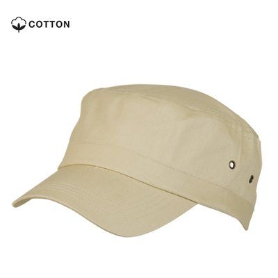 Gorra militar de algodón