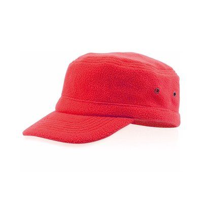 Gorra Militar Polar Fleece Rojo