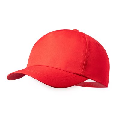 Gorra Niño 5 Paneles RPET Roj
