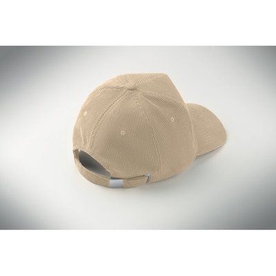 Gorra de pana de 5 paneles