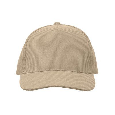 Gorra de pana de 5 paneles