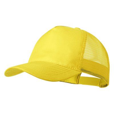 Gorra de Poliéster 5 Paneles Amarillo
