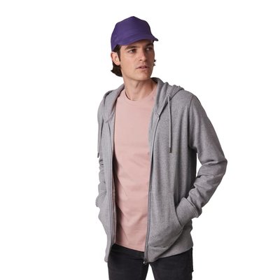 Gorra de poliéster 5 paneles cierre velcro