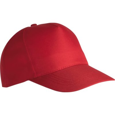 Gorra de poliéster 5 paneles cierre velcro