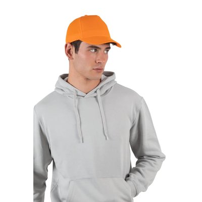 Gorra de poliéster 5 paneles cierre velcro