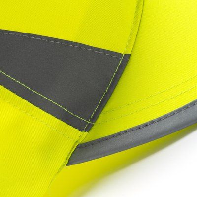 Gorra de poliéster con detalles reflectantes