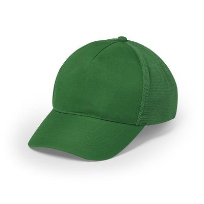 Gorra rejilla de 5 paneles con cierre de botones Ver